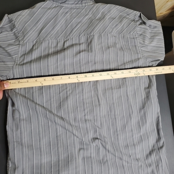 Tony Hawk Button Front Shirt Boys XL Casual Long Sleeve Cotton Grey - Picture 7 of 11